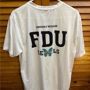 Morgan’s Message FDU custom White T-Shirt